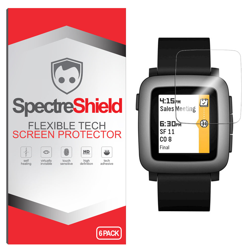 Pebble Time Screen Protector - 6-Pack